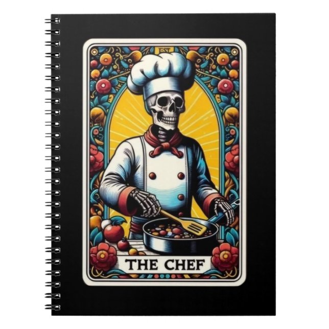The Chef Tarot Card Notebook Collection (Front)
