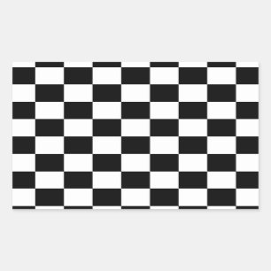 The Chequered Flag Rectangular Sticker