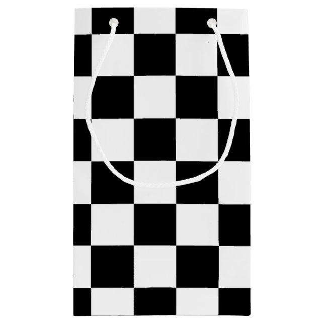 The Chequered Flag Small Gift Bag (Back)