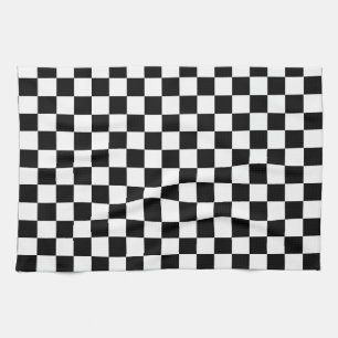 The Chequered Flag Tea Towel