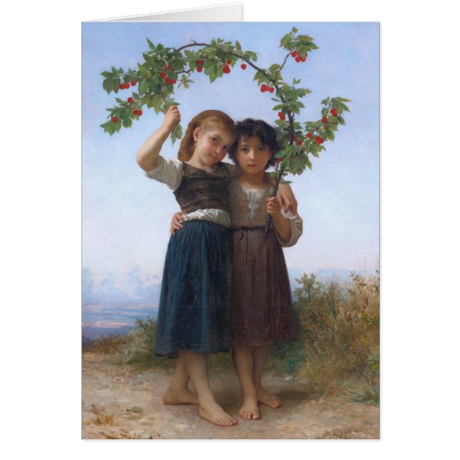 The Cherry Branch by Bouguereau (Front)