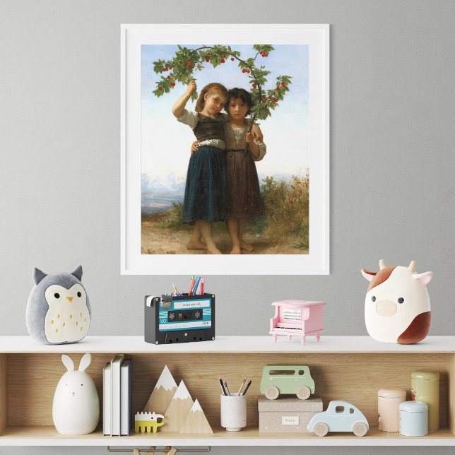 The Cherry Branch by William Bouguereau Poster (Creator Uploaded)