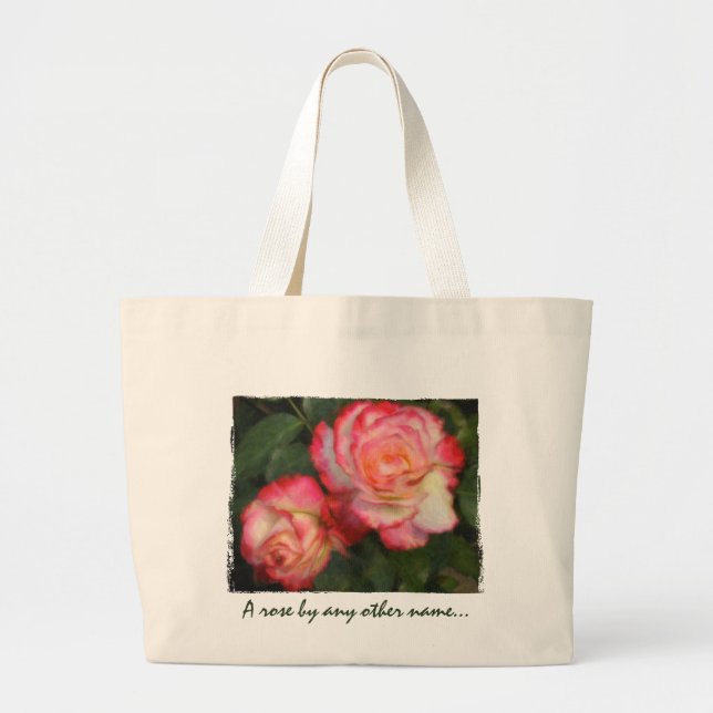 The Cherry Parfait Rose Tote Bag (Front)