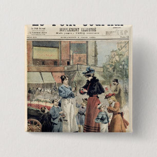 The Cherry Season 15 Cm Square Badge