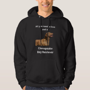 The Chesapeake Bay Retriever dog Mom & Dad dog Hoodie