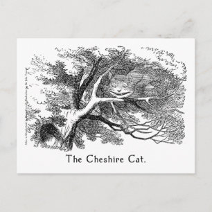 The Cheshire Cat Alice in Wonderland Art Card