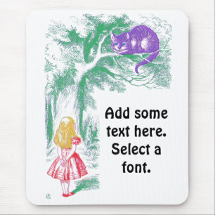 "The Cheshire Cat" from "Alice in Wonderland" Mouse Mat