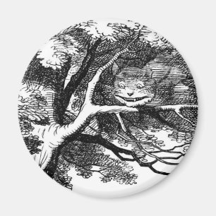 The cheshire cat magnet