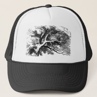 The cheshire cat trucker hat