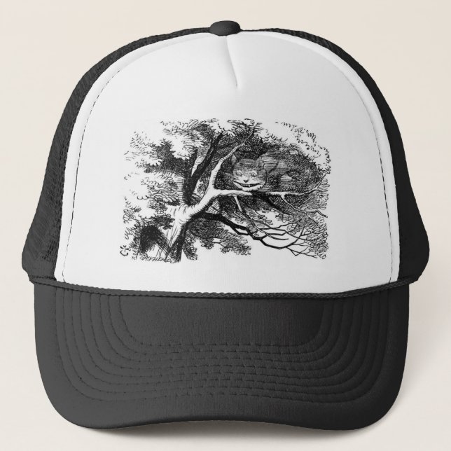 The cheshire cat trucker hat (Front)