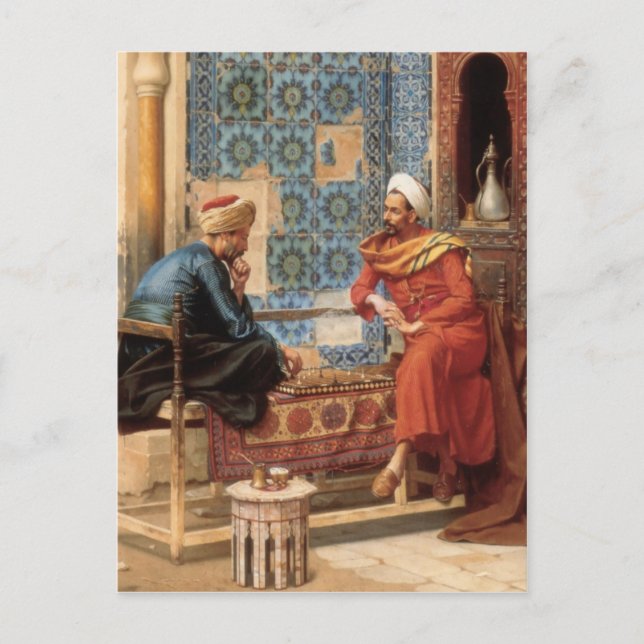 The Chess Game postcard (Front)