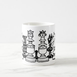 The Chess Pieces  Coffee Mug