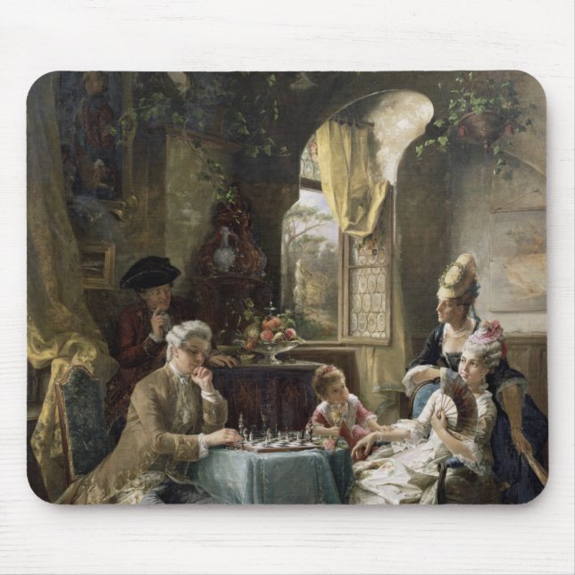 The Chess Players, 1887 2 Mouse Mat (Front)