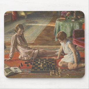 The Chess Players (by John Lavery) Mouse Mat