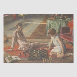 The Chess Players (by John Lavery) Tissue Paper