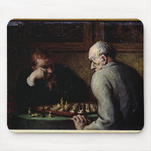 The Chess Players, c.1863-67 Mouse Mat (Front)