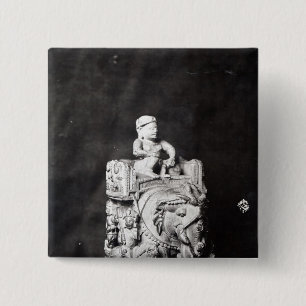 The Chessboard of Charlemagne' 15 Cm Square Badge