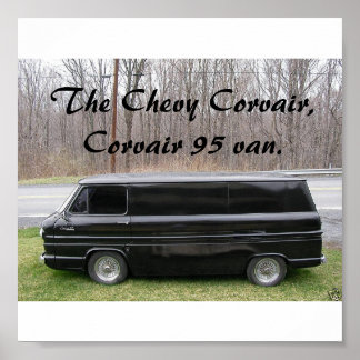 The Chevy Corvair, Corvair 95 van. Poster