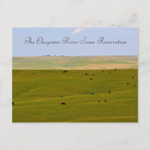The Cheyenne River Sioux Reservation Postcard