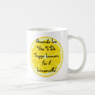 The Chiara Mug-Left Handed (Written In Italian) Coffee Mug