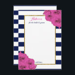 The Chic Modern Luxe Wedding Collection Pink Roses Advice Card<br><div class="desc">Celebrate in style with these chic advice cards. The simple yet stylish design will allow your guests to write a note of advice for you to keep and read over in years to come. The wording is easy to personalise so these cards can quickly be transformed into advice cards for...</div>