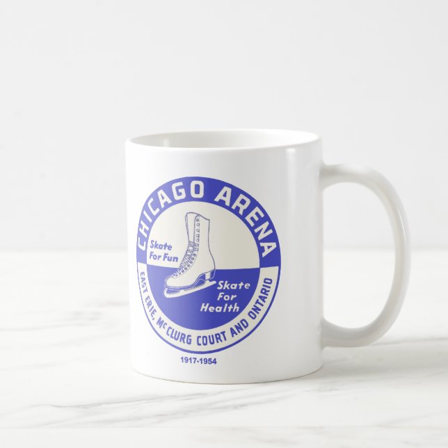 The Chicago Arena Company Ice Skating Rink Coffee Mug (Right)