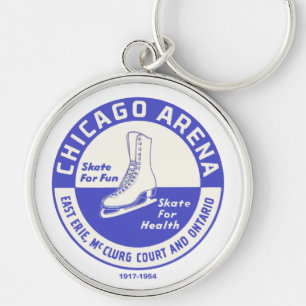 The Chicago Arena Company Ice Skating Rink Key Ring