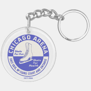 The Chicago Arena Company Ice Skating Rink Key Ring