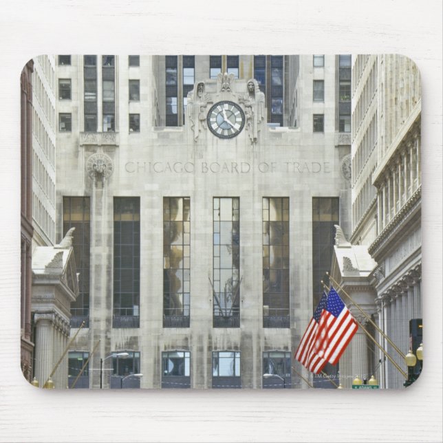 'The Chicago Board of Trade, Chicago, Illinois' Mouse Mat (Front)