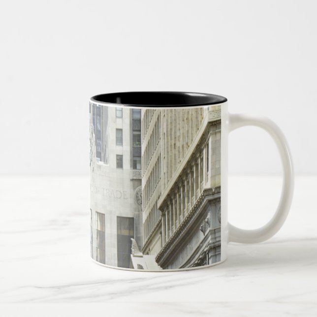 'The Chicago Board of Trade, Chicago, Illinois' Two-Tone Coffee Mug (Right)
