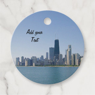 The Chicago Skyline Favour Tags