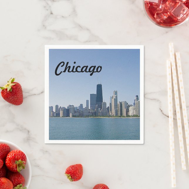 The Chicago Skyline Napkin (Insitu)