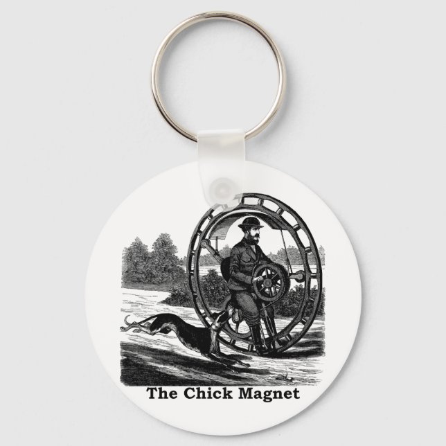 The Chick Magnet Key Ring (Front)