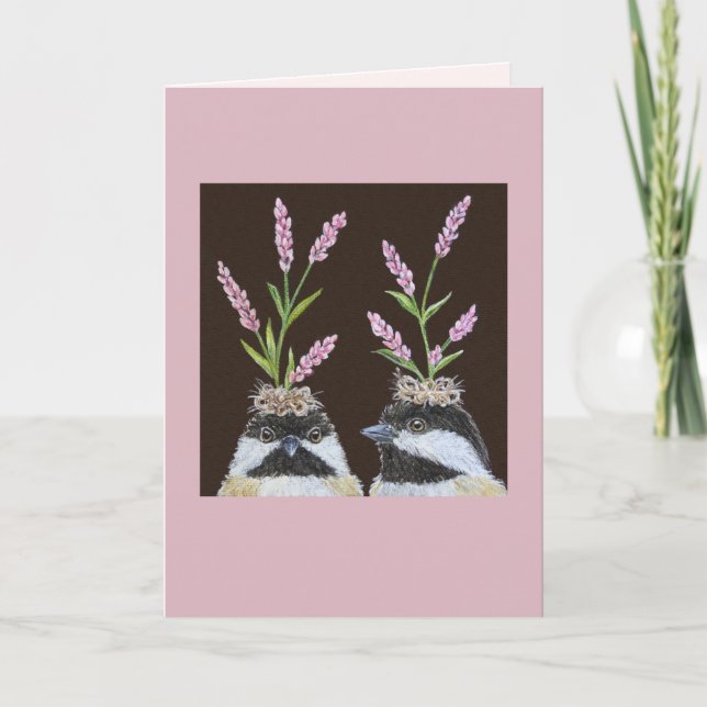 The Chickadee Sisters card (Front)