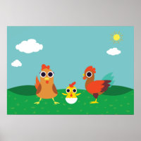 The Chicken Family at Daytime