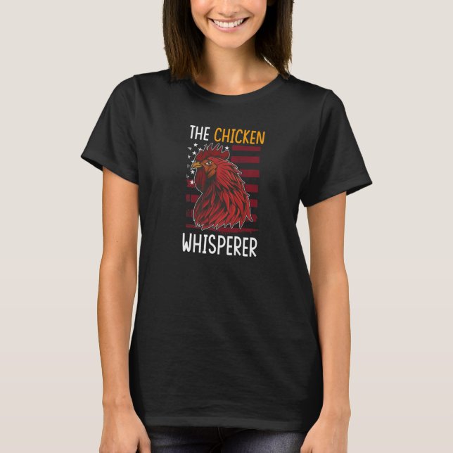 The Chicken Whisperer Barnyard Harvest Farming Bar T-Shirt (Front)