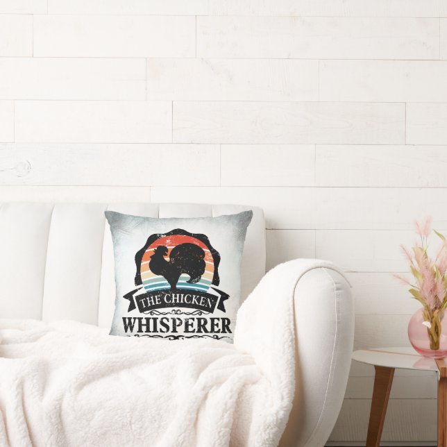 The Chicken Whisperer Funny Cushion (Couch)