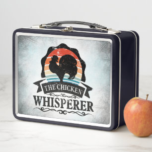 The Chicken Whisperer Funny Metal Lunch Box