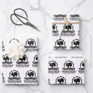 The Chicken Whisperer Funny Wrapping Paper Sheet