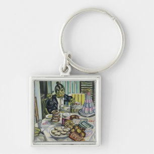 The Child with the Cakes Key Ring