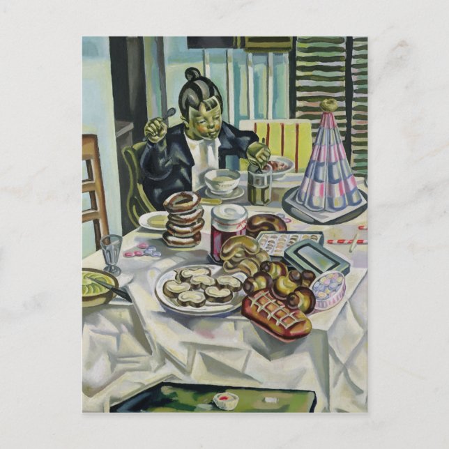 The Child with the Cakes Postcard (Front)