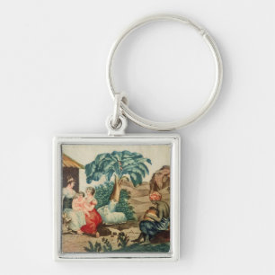 The Childhood of Paul and Virginie Key Ring