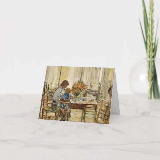 The Children, 1897 by Childe Hassam Thank You Card (Front)