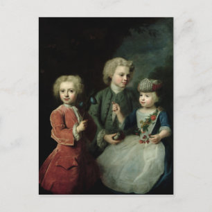 The Children of Councillor Barthold Postcard