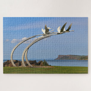 The Children of Lir, Ballycastle, Northern Ireland Jigsaw Puzzle