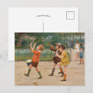 The Children’s Band   Victor Gabriel Gilbert Postcard