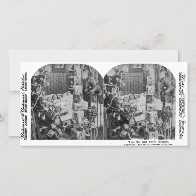 The Children were Nestled All Snug in their Bed (Front)