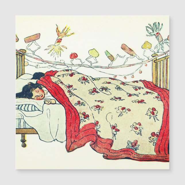 The children were nestled all snug in their beds h (Front)