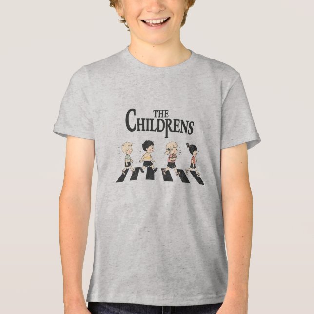 the Childrens Tri-Blend Shirt (Front)