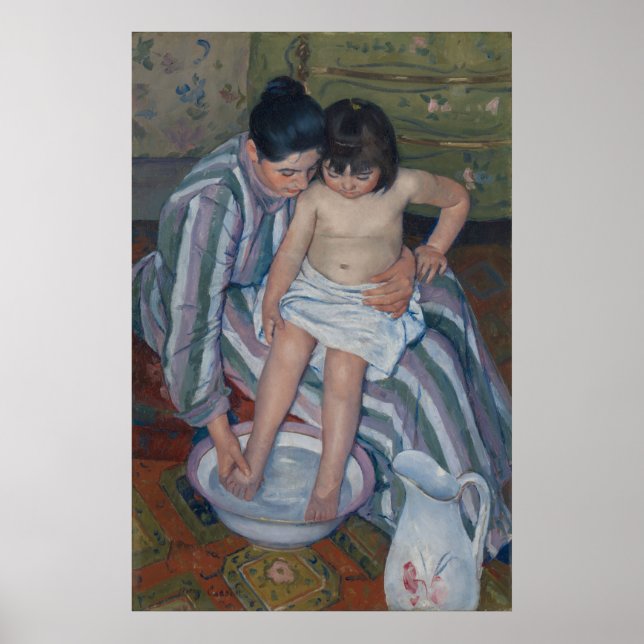 The Child's Bath by Mary Cassatt Poster (Front)